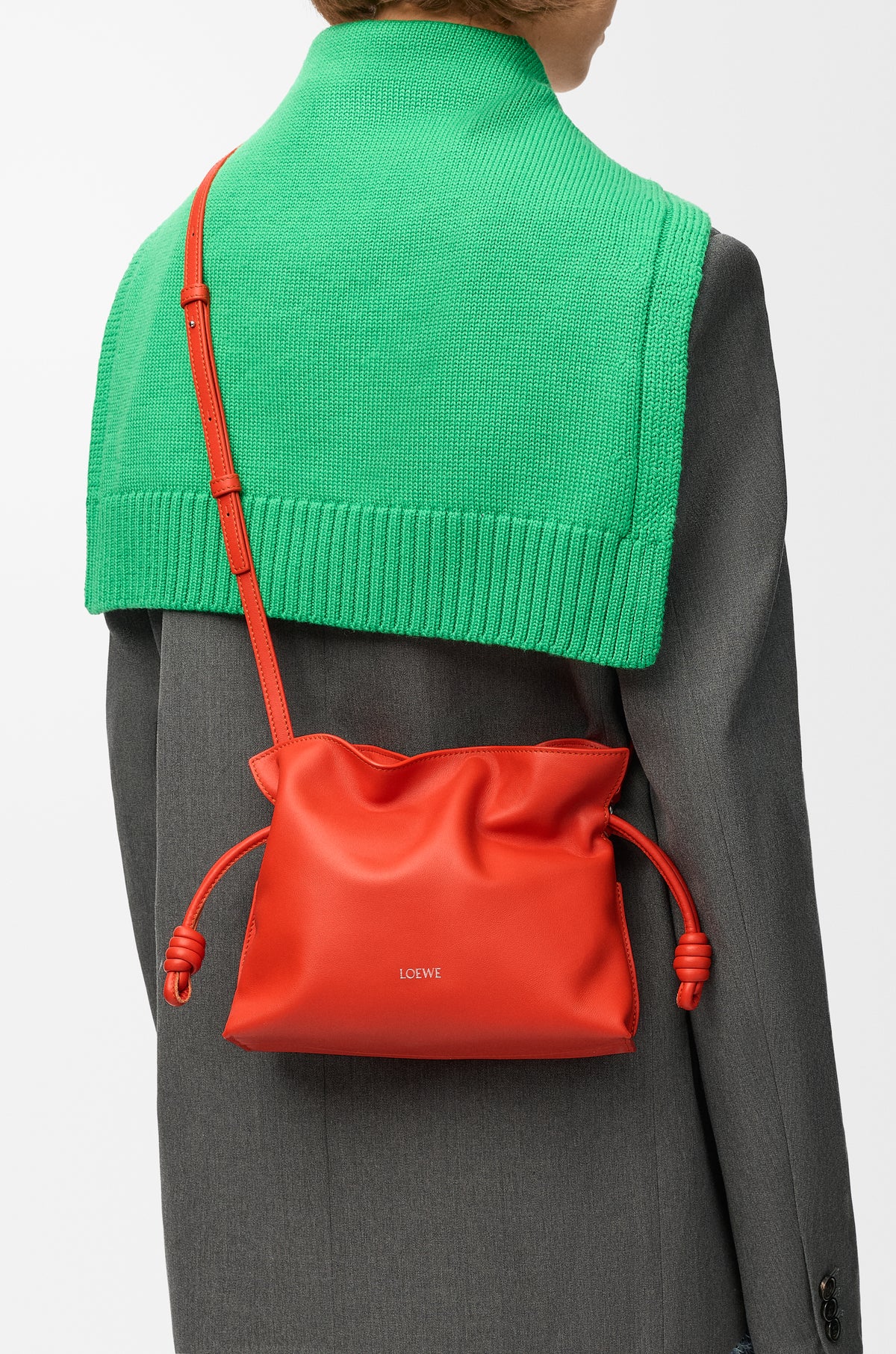 Loewe Mini Flamenco clutch in nappa calfskin