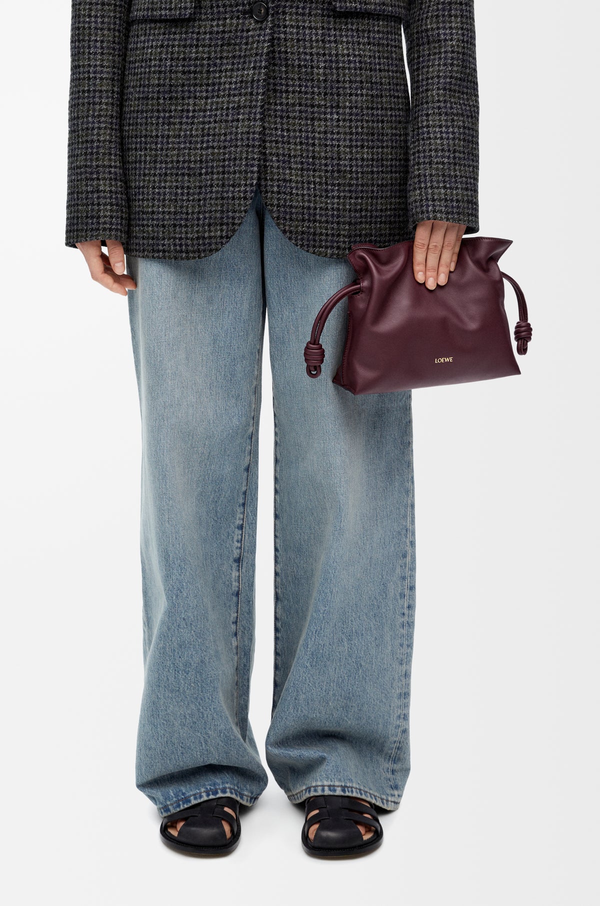Loewe Mini Flamenco clutch in nappa calfskin