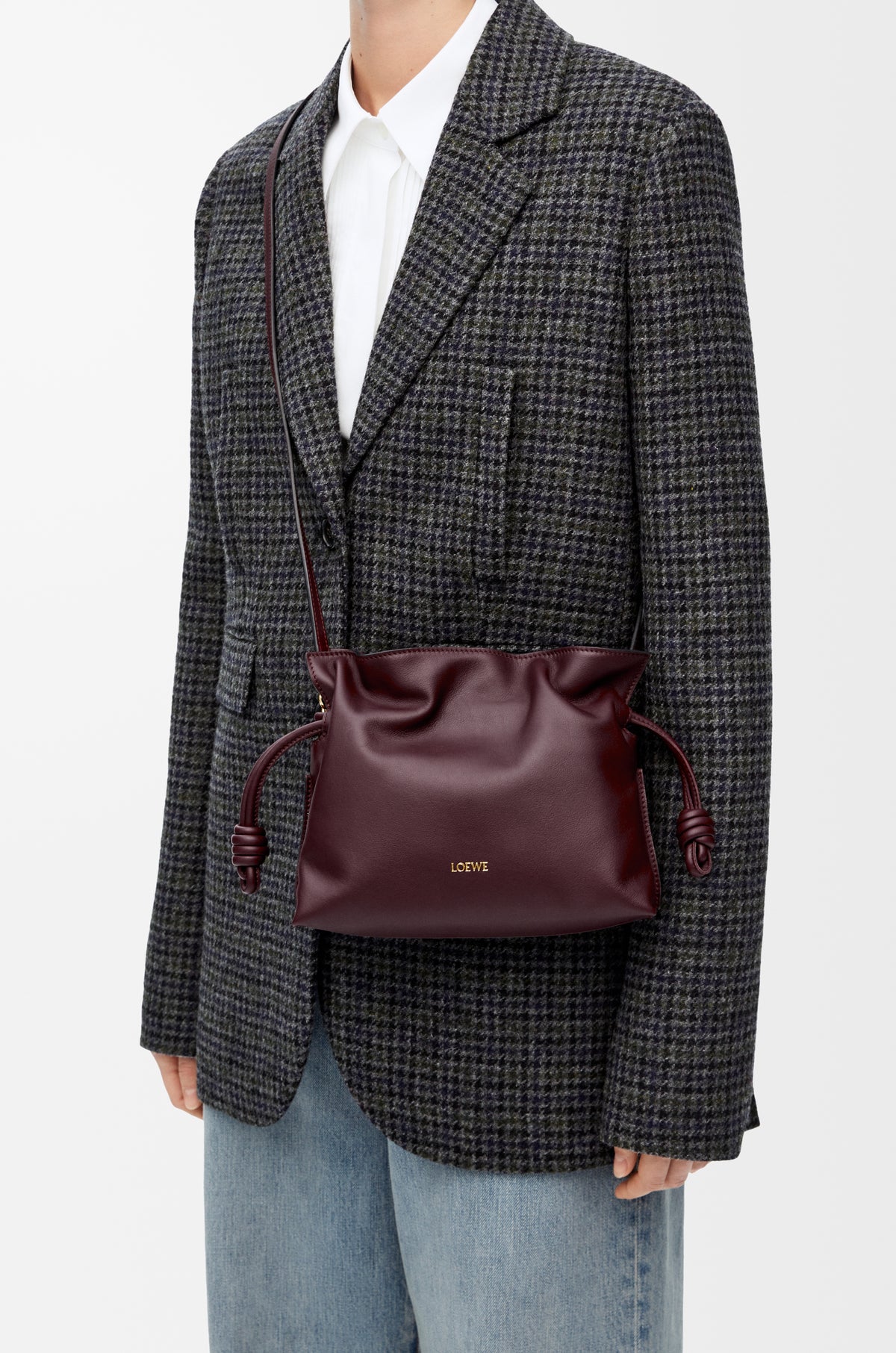 Loewe Mini Flamenco clutch in nappa calfskin