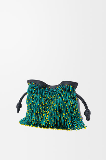 Loewe Mini Mimosa Flamenco clutch in beaded nappa lambskin