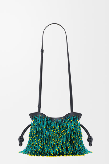 Loewe Mini Mimosa Flamenco clutch in beaded nappa lambskin