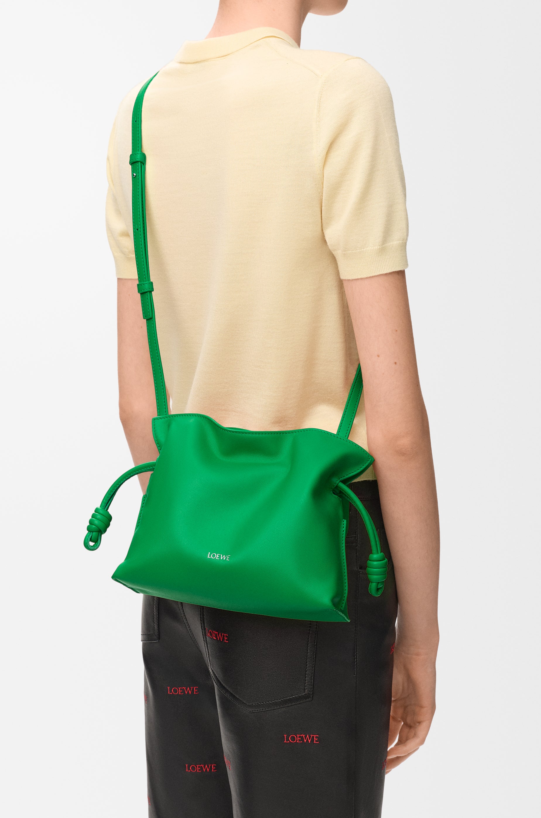 Loewe Mini Flamenco clutch in nappa calfskin