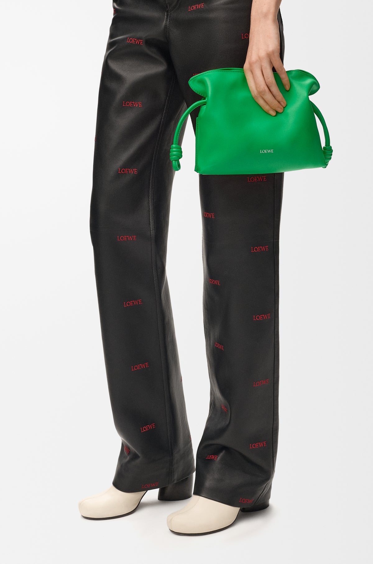 Loewe Mini Flamenco clutch in nappa calfskin