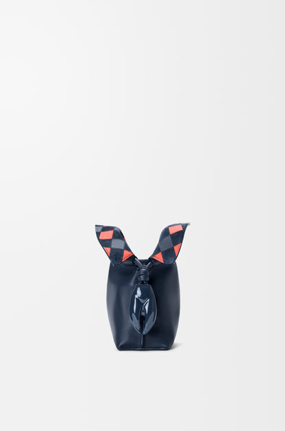 Loewe Mini Flamenco clutch in nappa calfskin and check intarsio