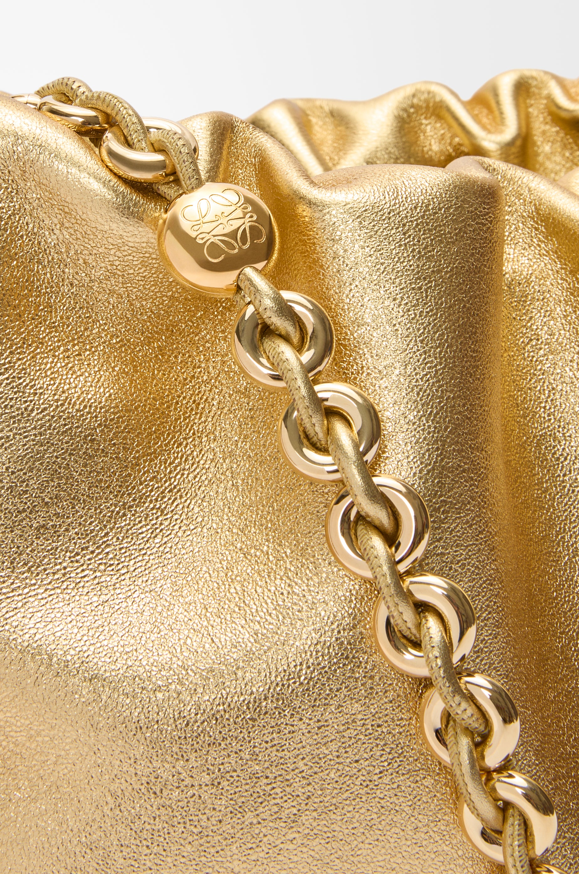 Loewe Medium Flamenco purse in laminated lambskin