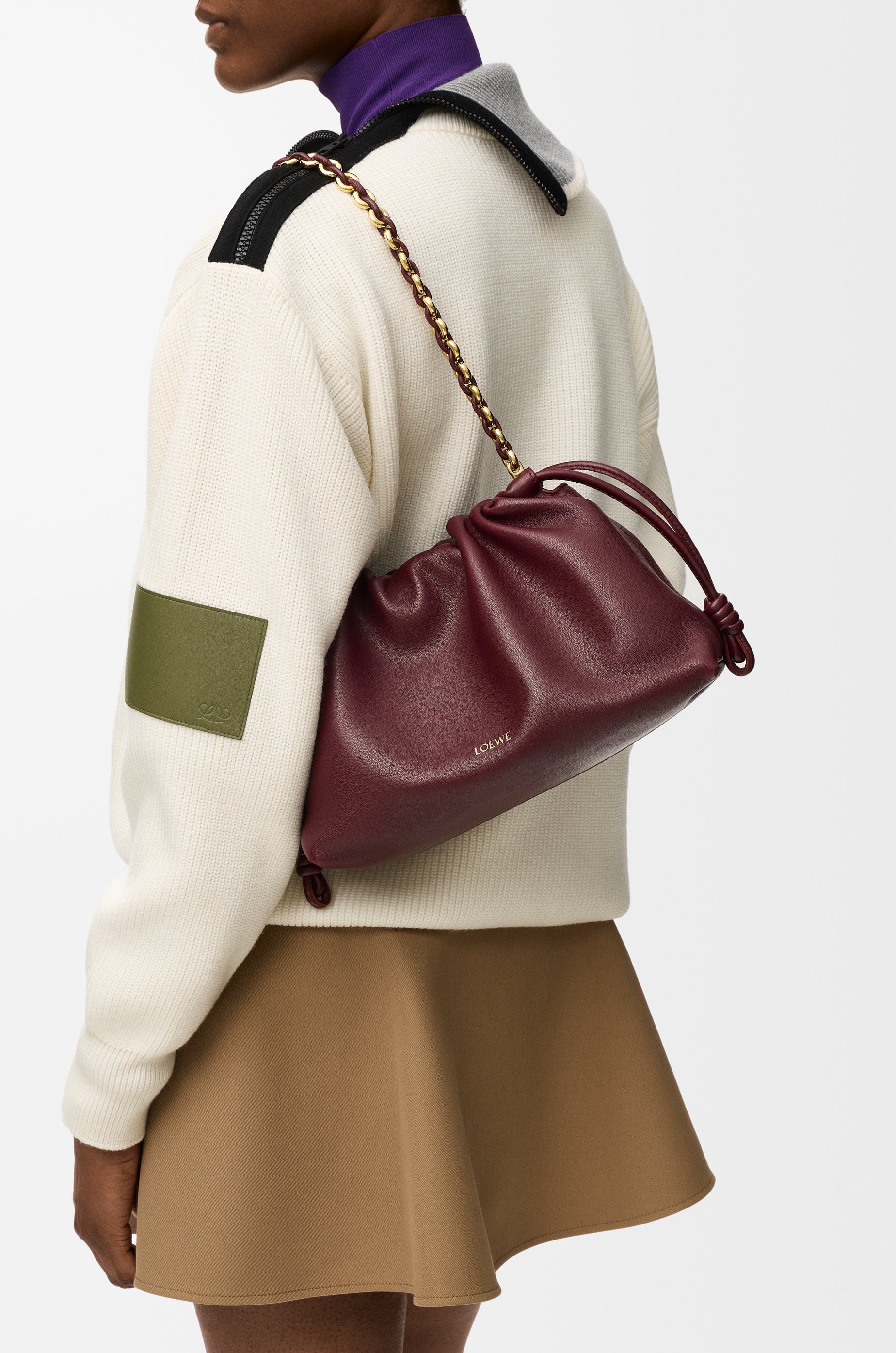 Loewe Medium Flamenco purse in mellow nappa lambskin