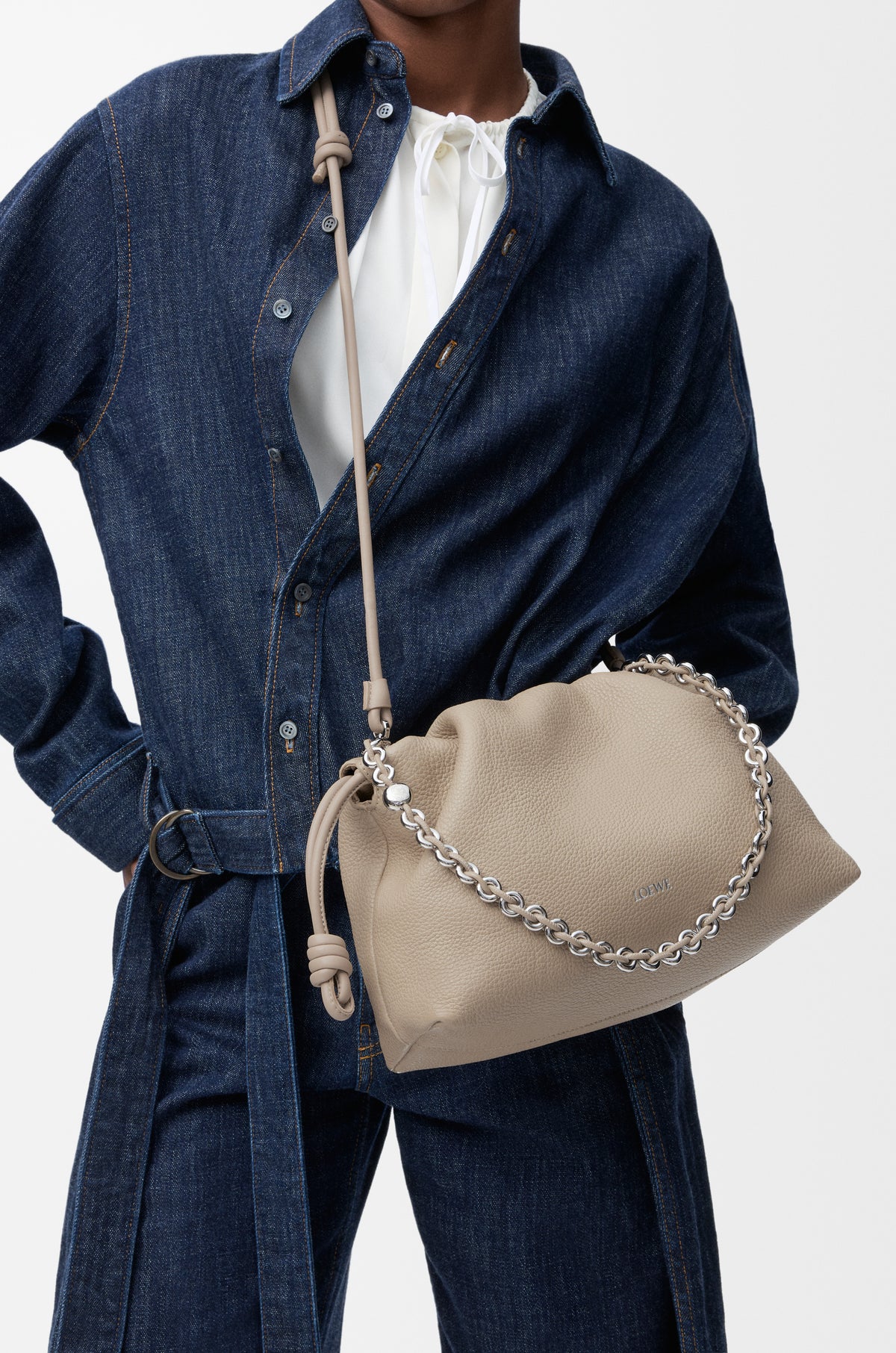 Loewe Medium Flamenco purse in fine grained calfskin
