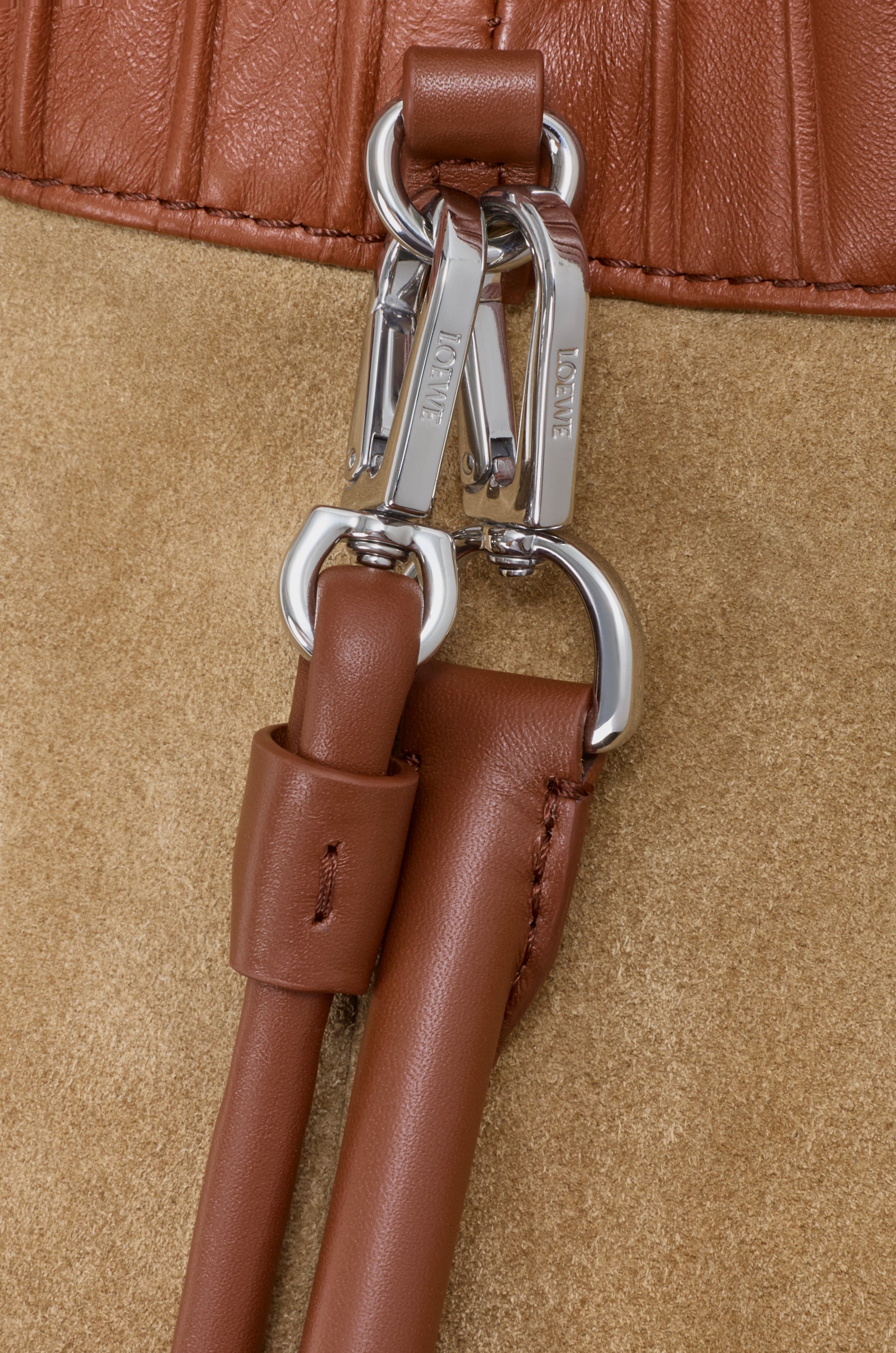 Loewe Medium Flamenco Pleats purse in nappa lambskin