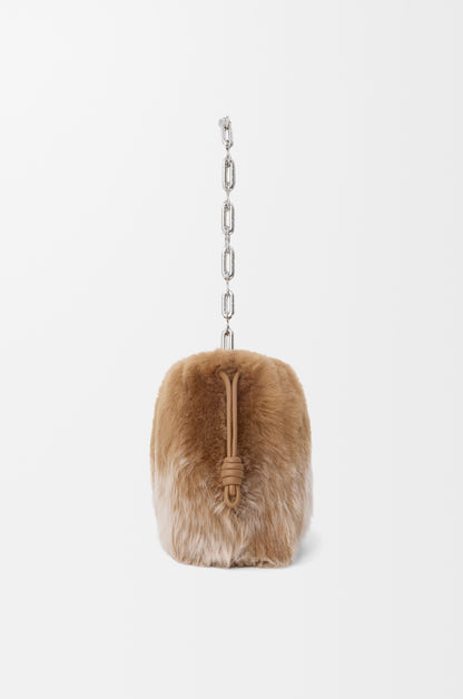 Loewe Medium Flamenco purse in gradient shearling