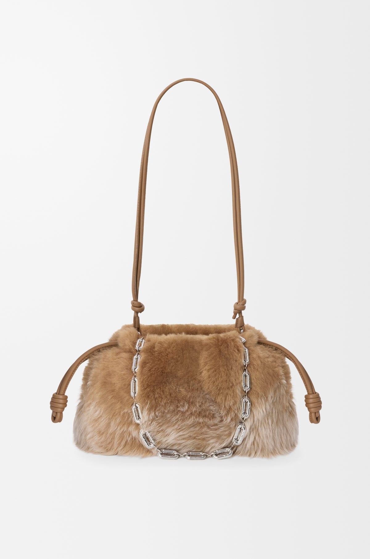 Loewe Medium Flamenco purse in gradient shearling