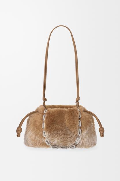 Loewe Medium Flamenco purse in gradient shearling
