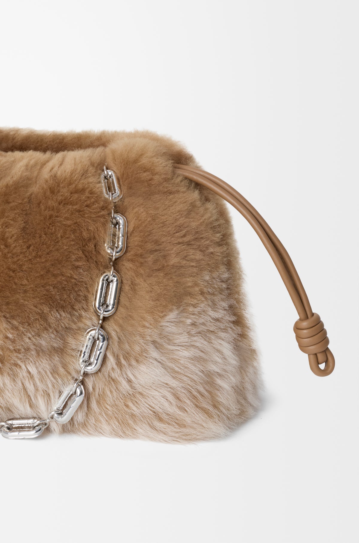 Loewe Medium Flamenco purse in gradient shearling