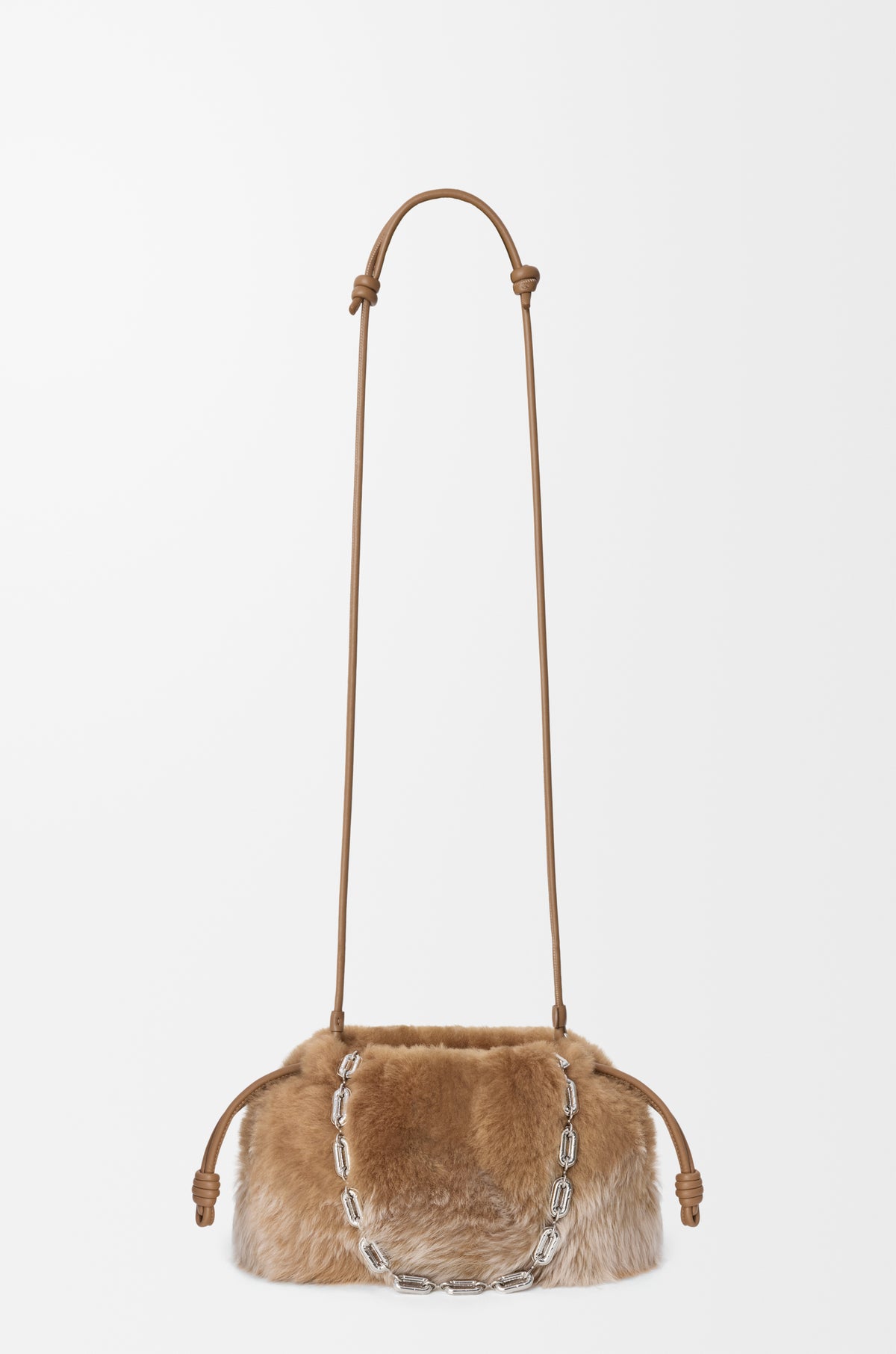 Loewe Medium Flamenco purse in gradient shearling