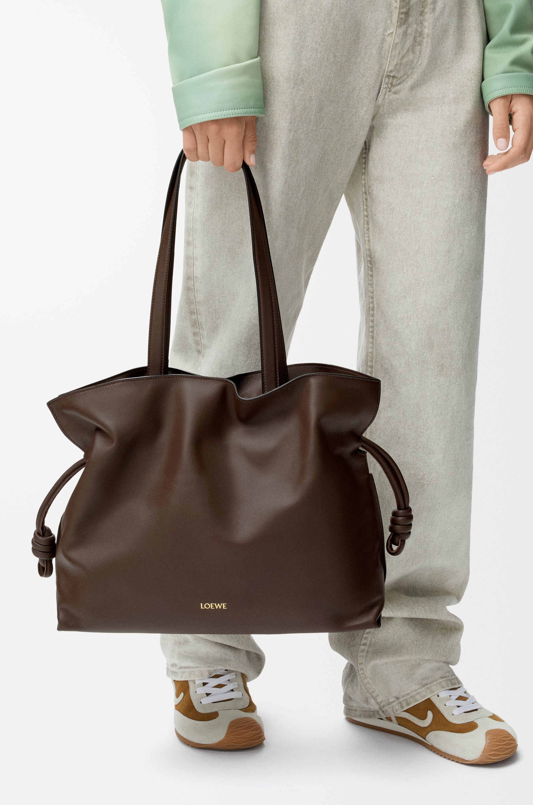 Loewe Large Flamenco clutch in nappa calfskin