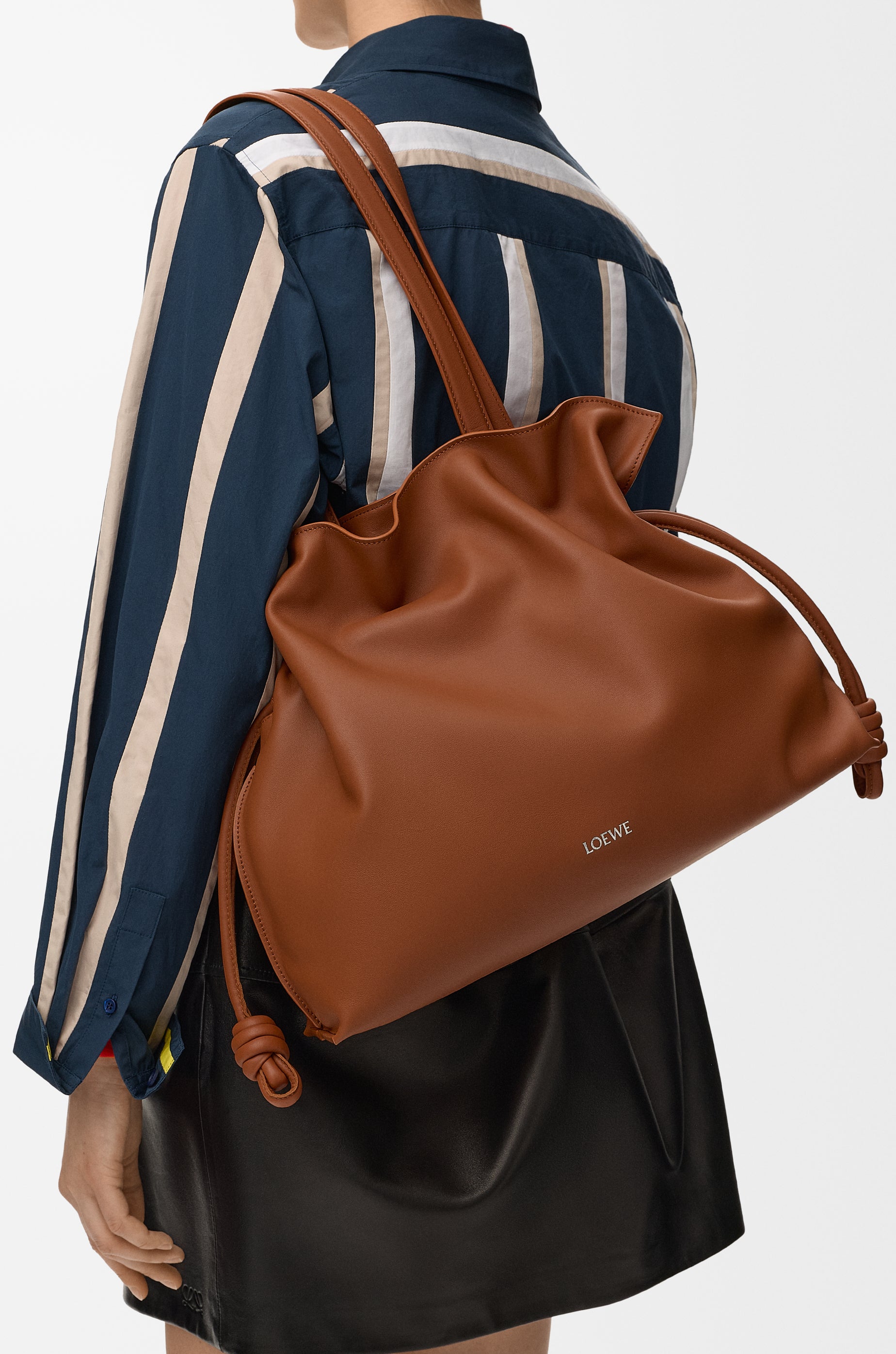 Loewe Large Flamenco clutch in nappa calfskin