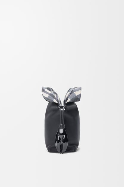 Loewe Medium Flamenco clutch in nappa calfskin and check intarsio