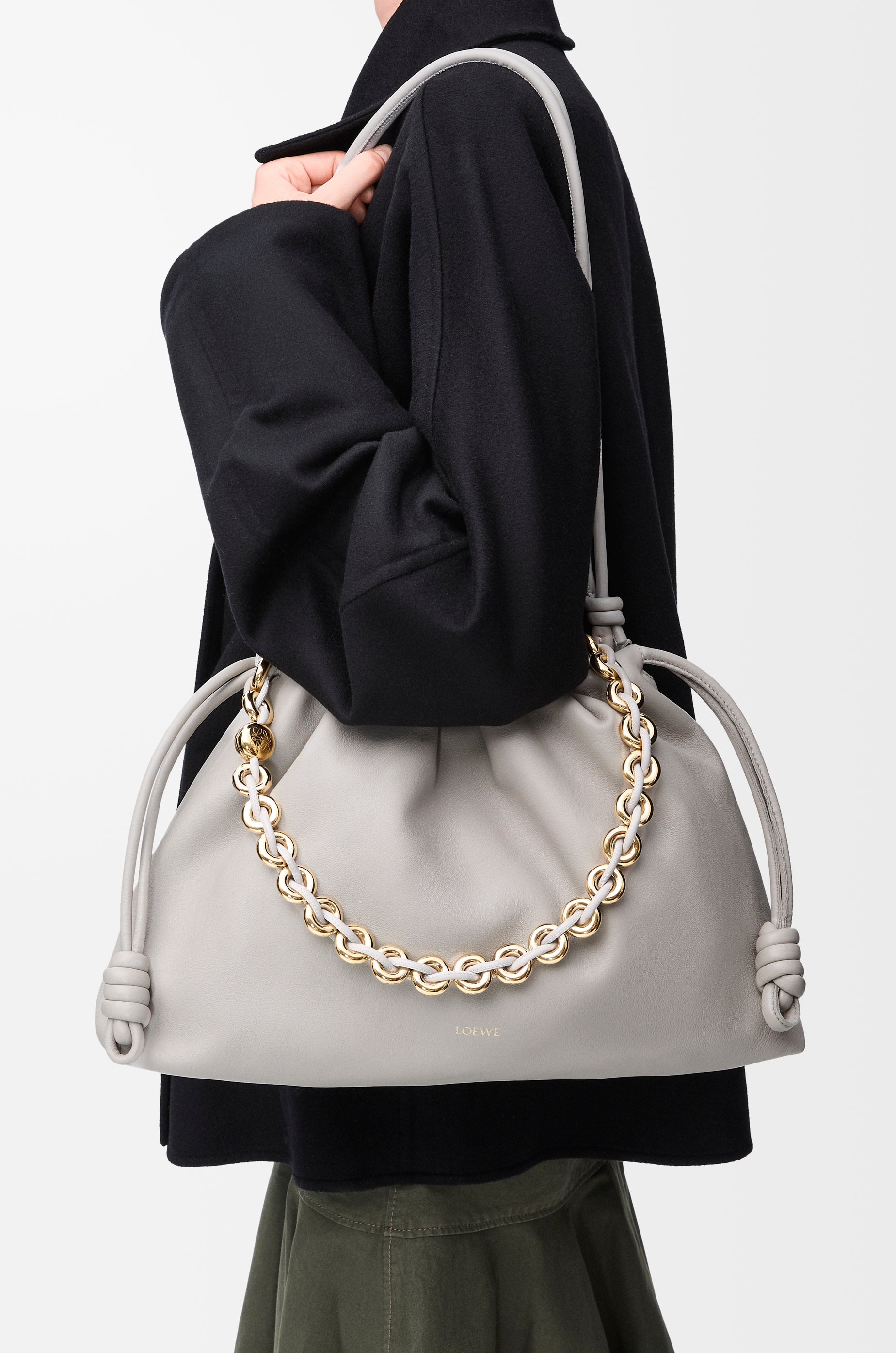 Loewe Large Flamenco purse in mellow nappa lambskin