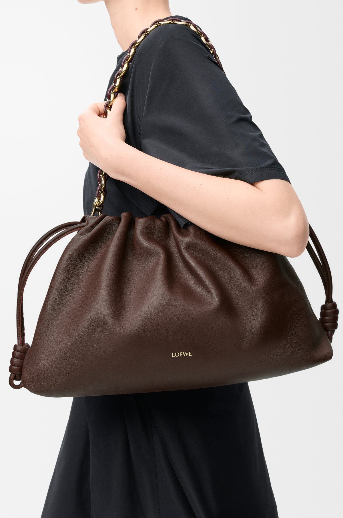 Loewe Large Flamenco purse in mellow nappa lambskin