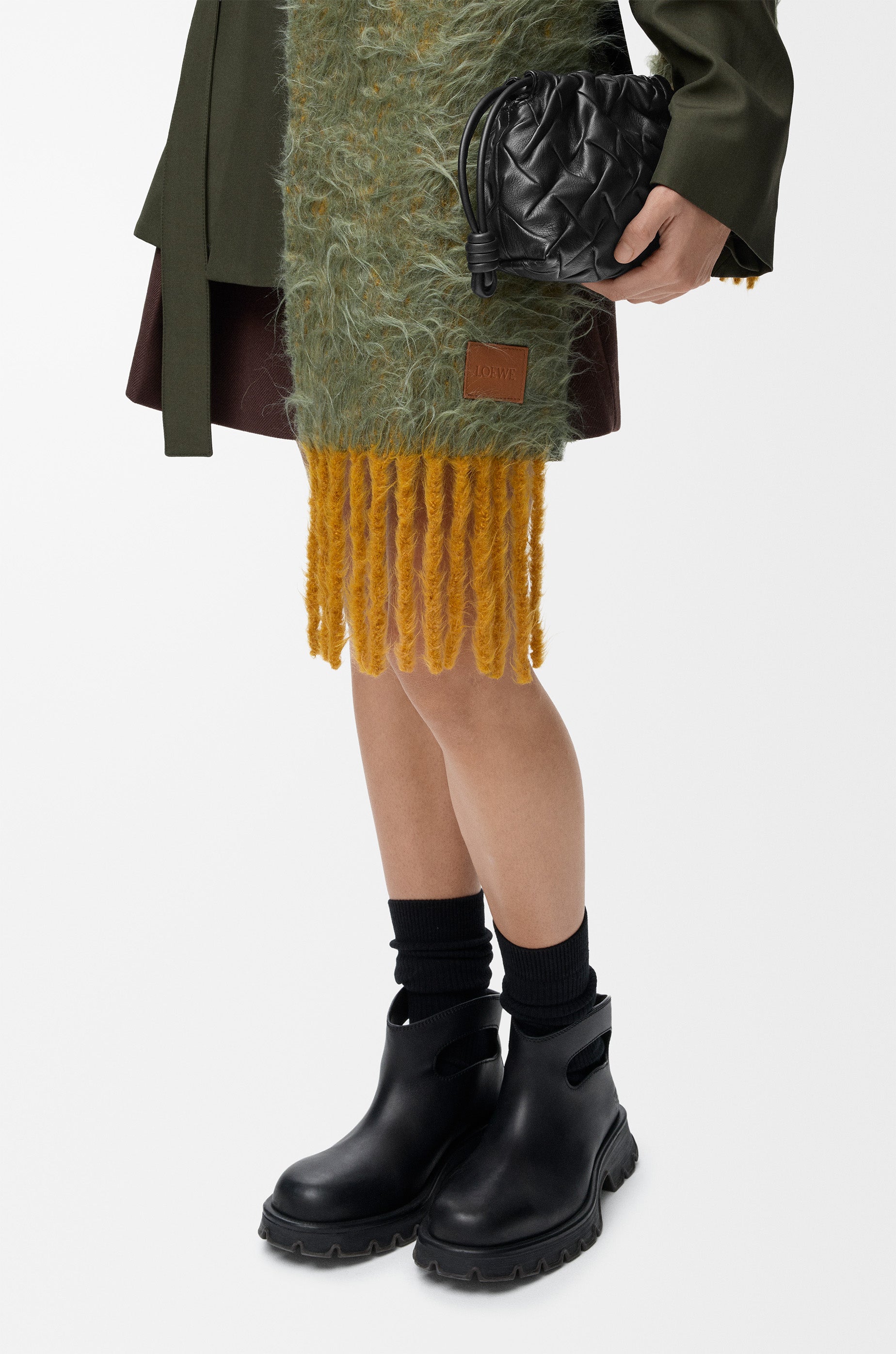Loewe Mini Flamenco purse in pinched nappa calfskin