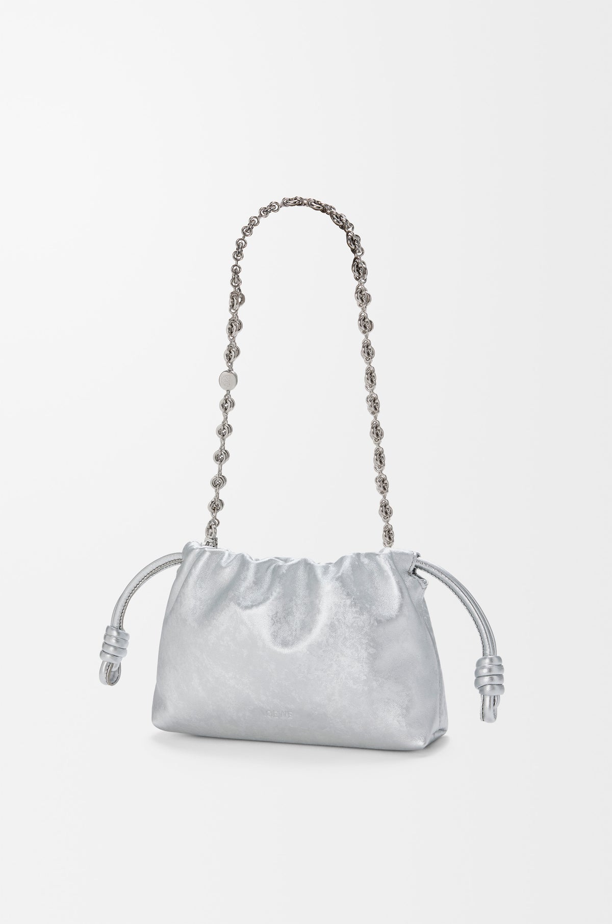 Loewe Mini Flamenco purse in moiré printed calfskin