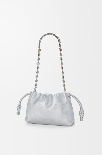 Loewe Mini Flamenco purse in moiré printed calfskin