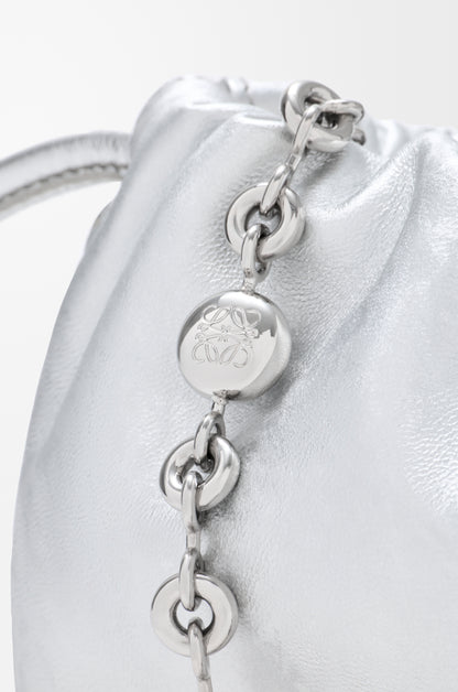 Loewe Mini Flamenco purse in moiré printed calfskin