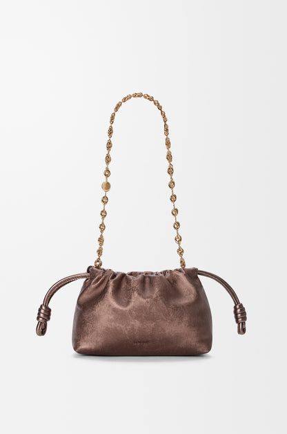 Loewe Mini Flamenco purse in moiré printed calfskin