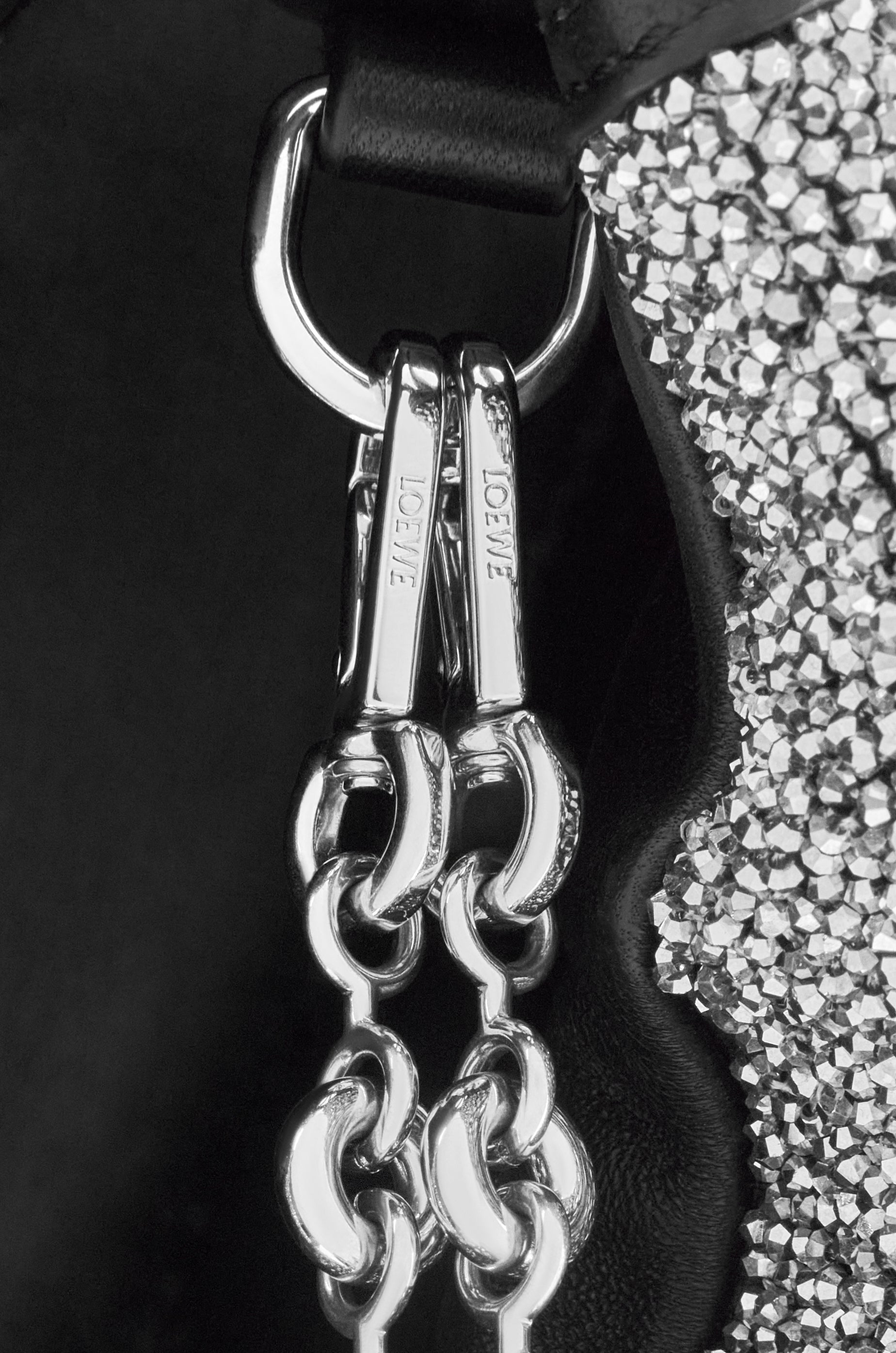 Loewe Mini Flamenco purse in beads and nappa lambskin