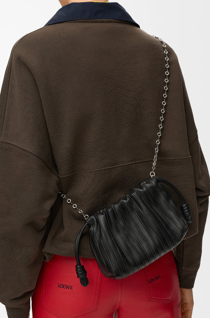 Loewe Mini Flamenco Pleats purse in nappa lambskin