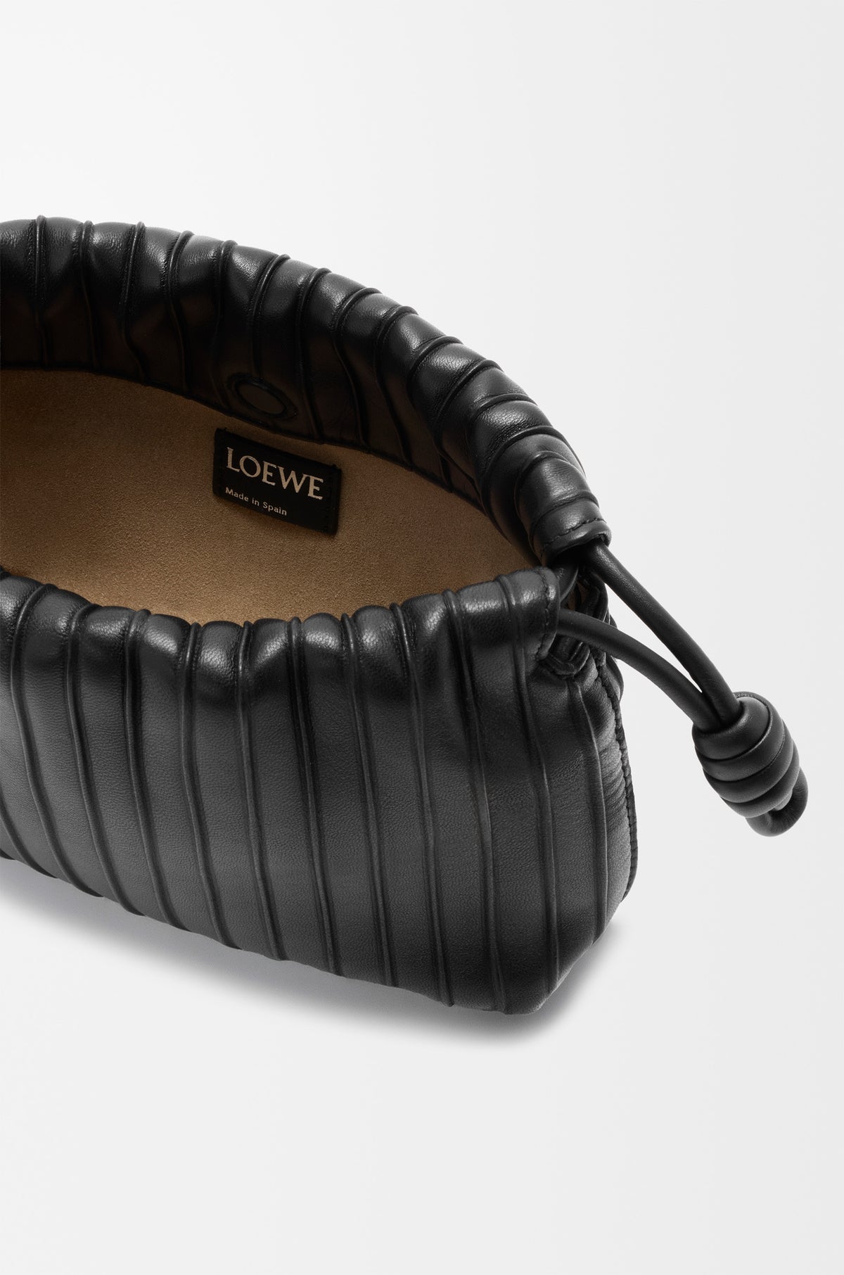 Loewe Mini Flamenco Pleats purse in nappa lambskin