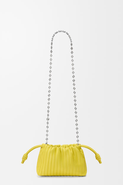 Loewe Mini Flamenco Pleats purse in nappa lambskin