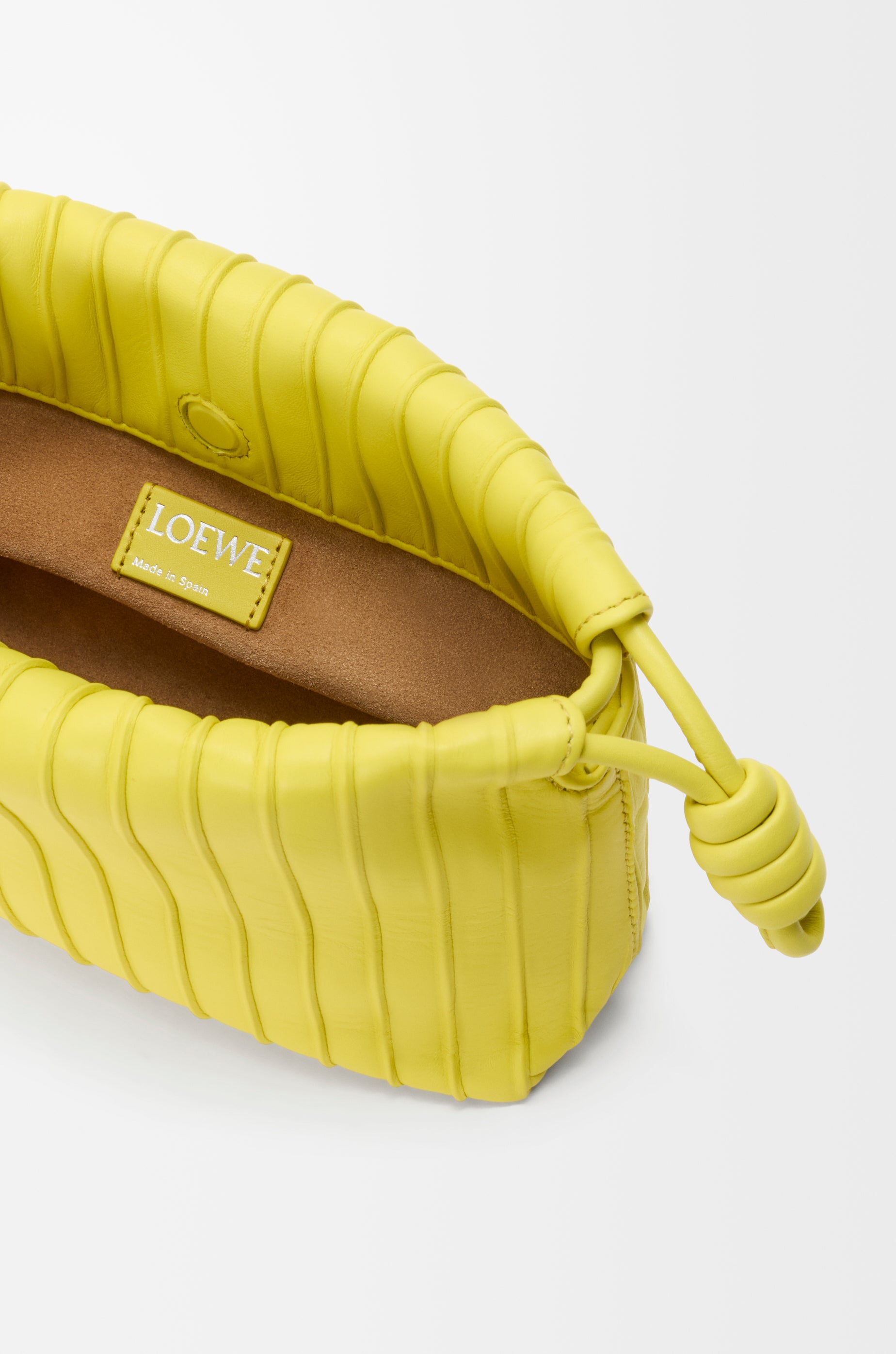 Loewe Mini Flamenco Pleats purse in nappa lambskin