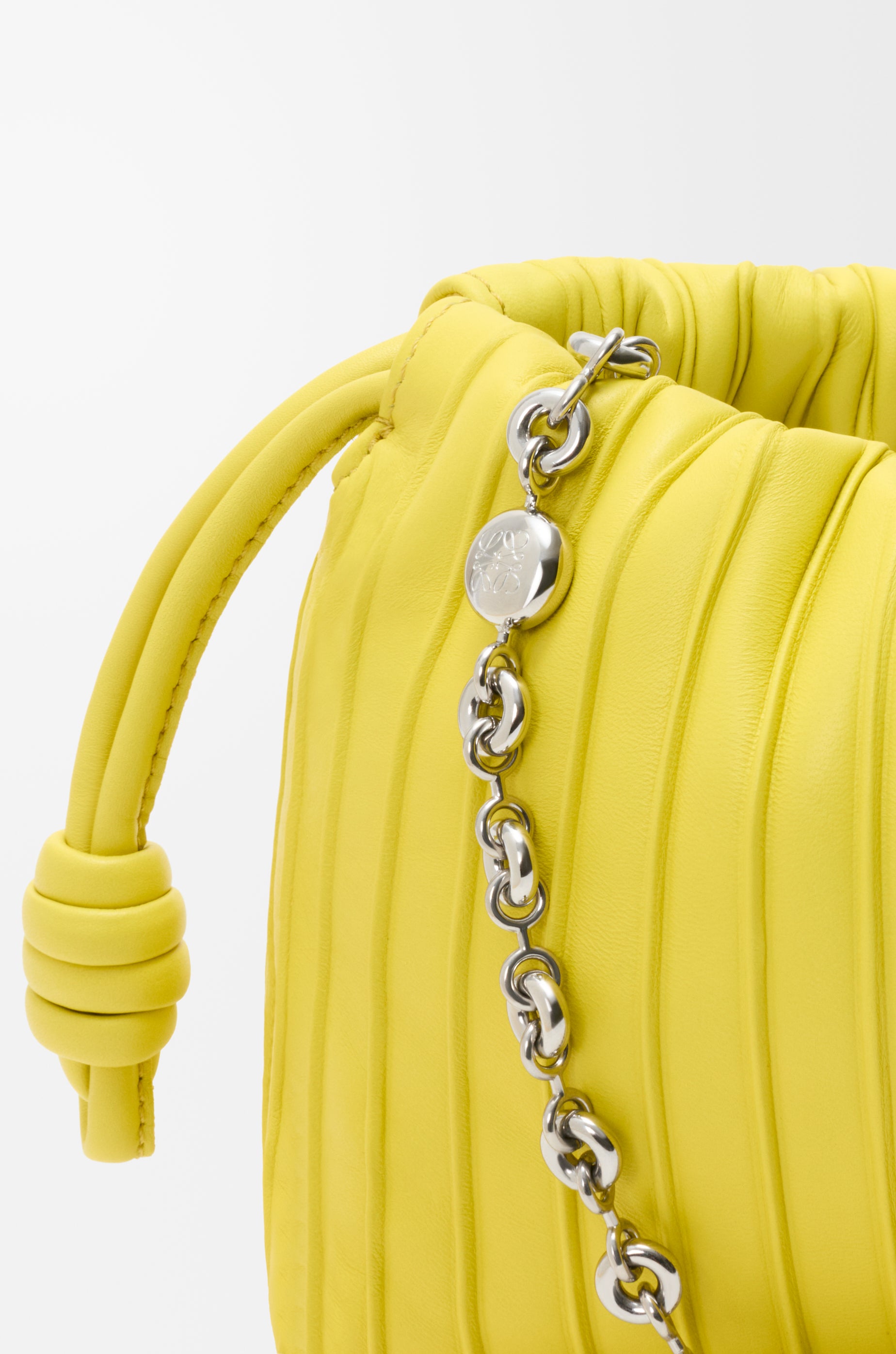 Loewe Mini Flamenco Pleats purse in nappa lambskin