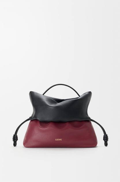 Loewe Flamenco Rolled bag in bicolour mellow nappa lambskin
