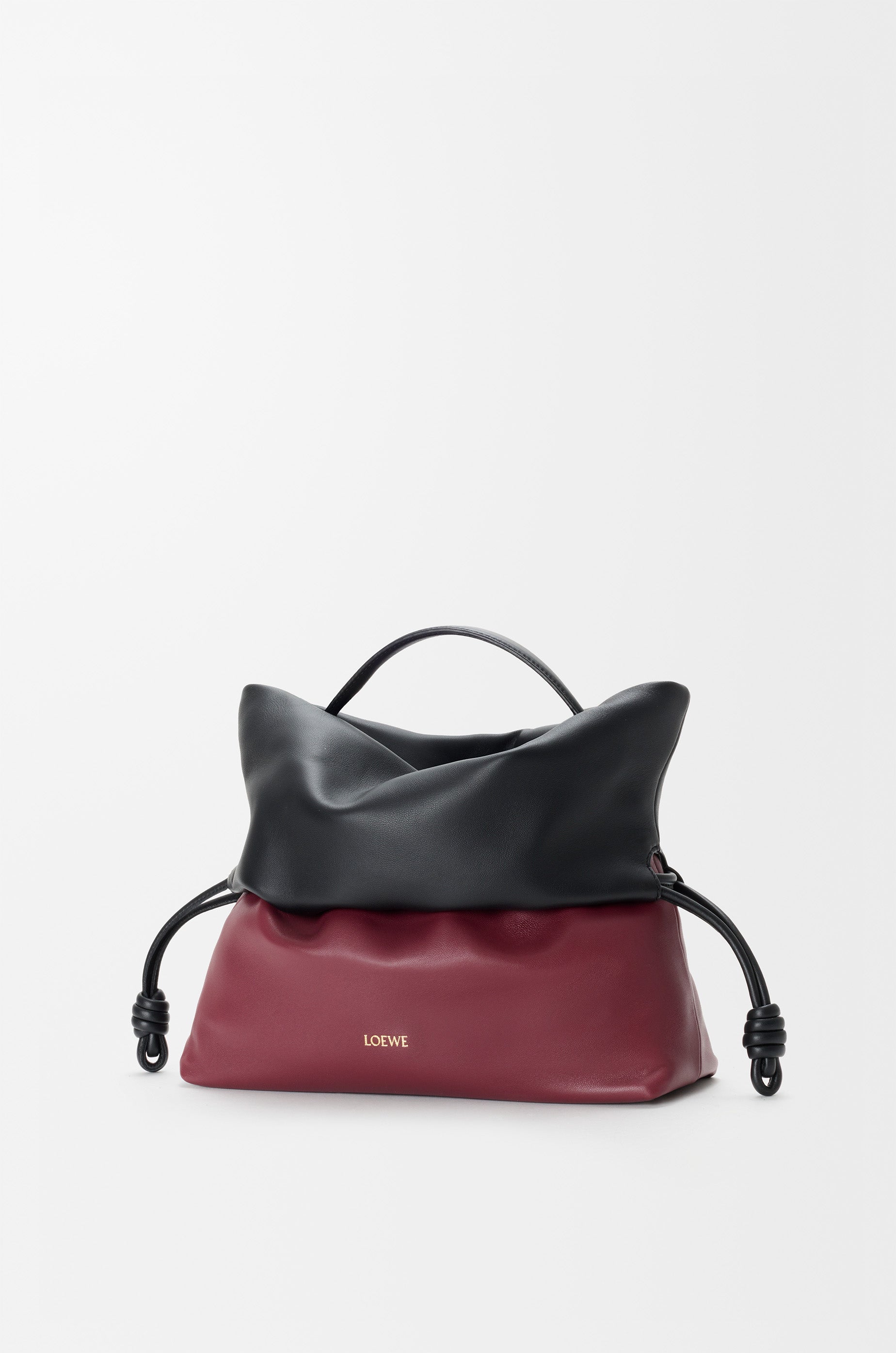 Loewe Flamenco Rolled bag in bicolour mellow nappa lambskin