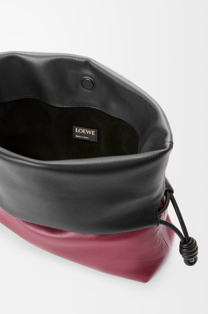 Loewe Flamenco Rolled bag in bicolour mellow nappa lambskin
