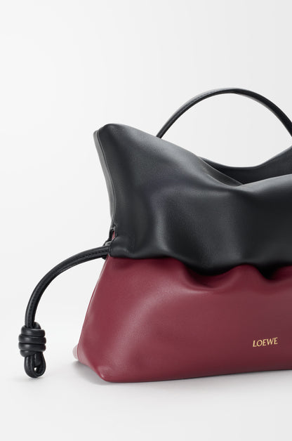 Loewe Flamenco Rolled bag in bicolour mellow nappa lambskin
