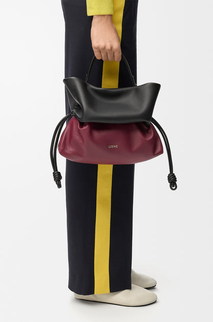 Loewe Flamenco Rolled bag in bicolour mellow nappa lambskin