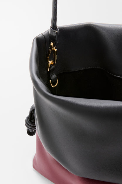Loewe Flamenco Rolled bag in bicolour mellow nappa lambskin