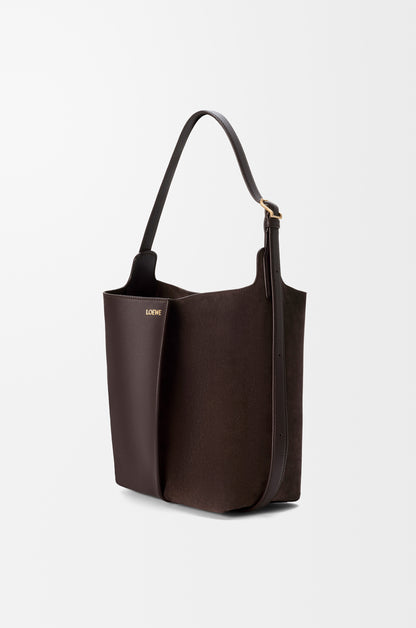 Loewe Medium Bilbao bucket in soft calfskin and suede