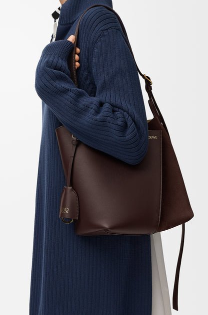 Loewe Medium Bilbao bucket in soft calfskin and suede