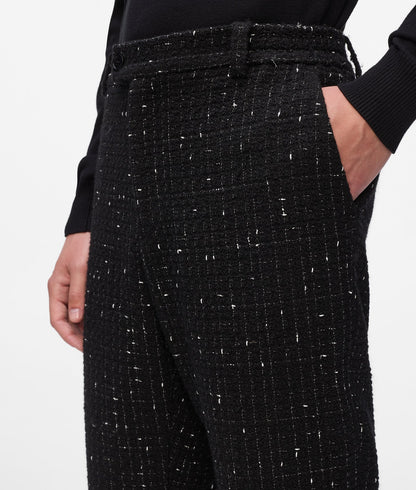 Karl Lagerfeld Boucle Pants Black