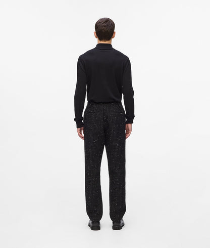 Karl Lagerfeld Boucle Pants Black