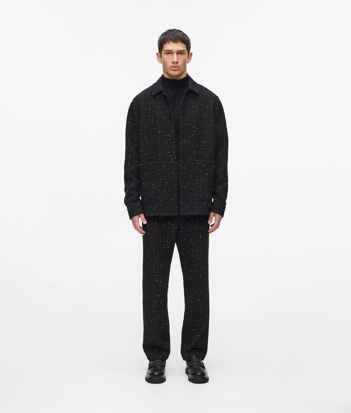 Karl Lagerfeld Boucle Pants Black
