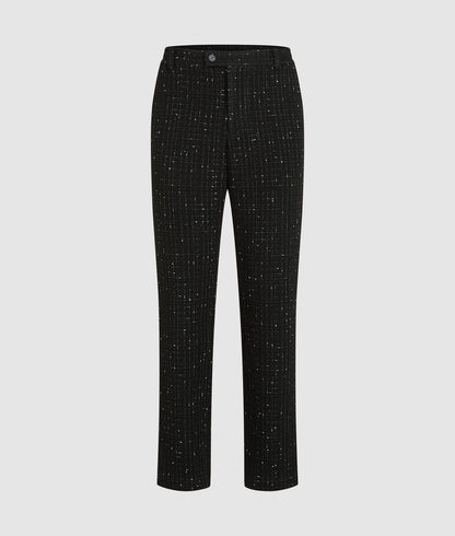 Karl Lagerfeld Boucle Pants Black