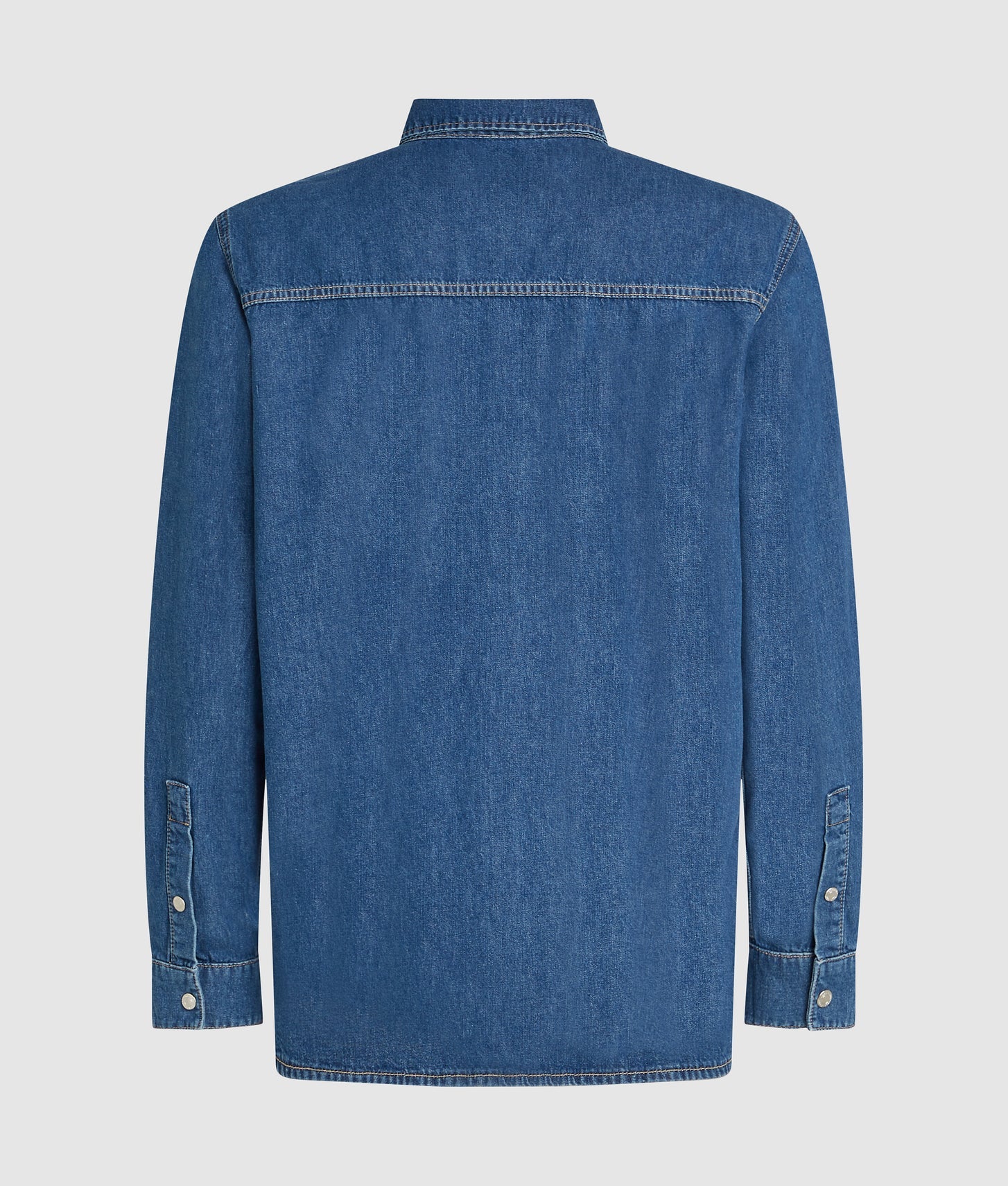 Karl Lagerfeld Regular Denim Shirt Dark Blue