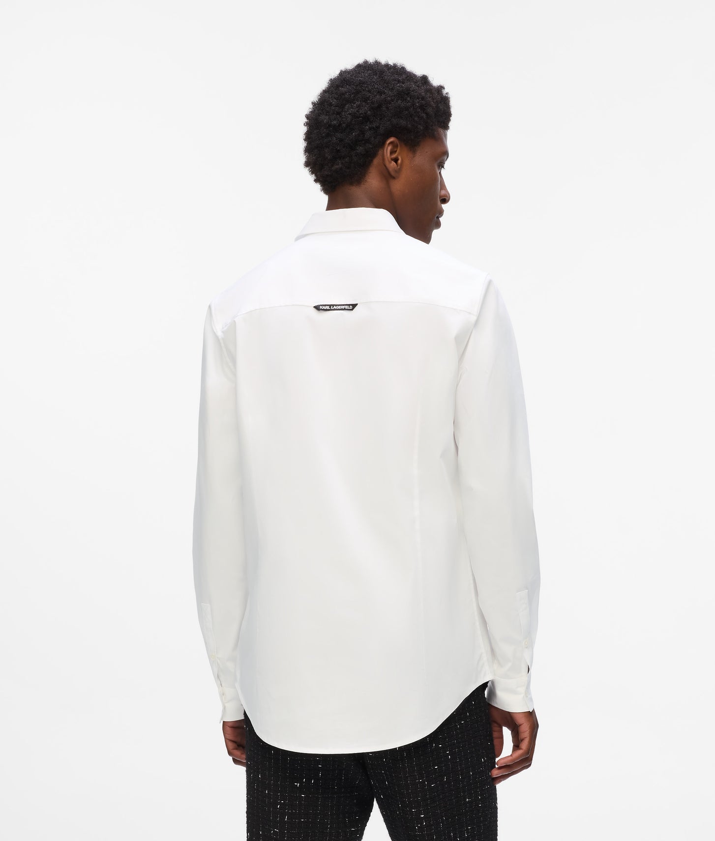 Karl Lagerfeld Monogram Shirt White