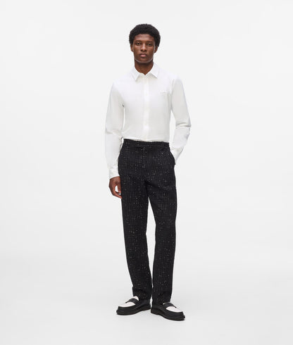 Karl Lagerfeld Monogram Shirt White