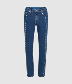 KarlLagerfeld Sunglasses Studded Top Handle Bag Black