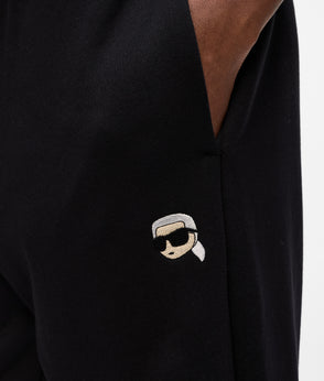 KarlLagerfeld Ikon All-Over-Print Tote Bag Black